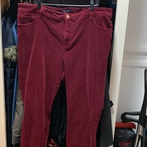 Plus Size Skinny Corduroy Pants— Tall